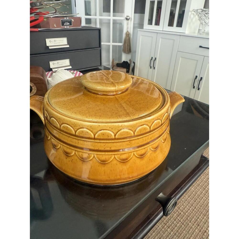 Casserole Serving Dish Golden Harvest Homer Laughlin HLC 8”